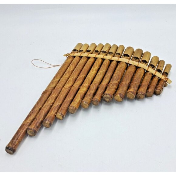 Bamboo Handflute Pan Pipes-Hand Made - Picture 1 of 9